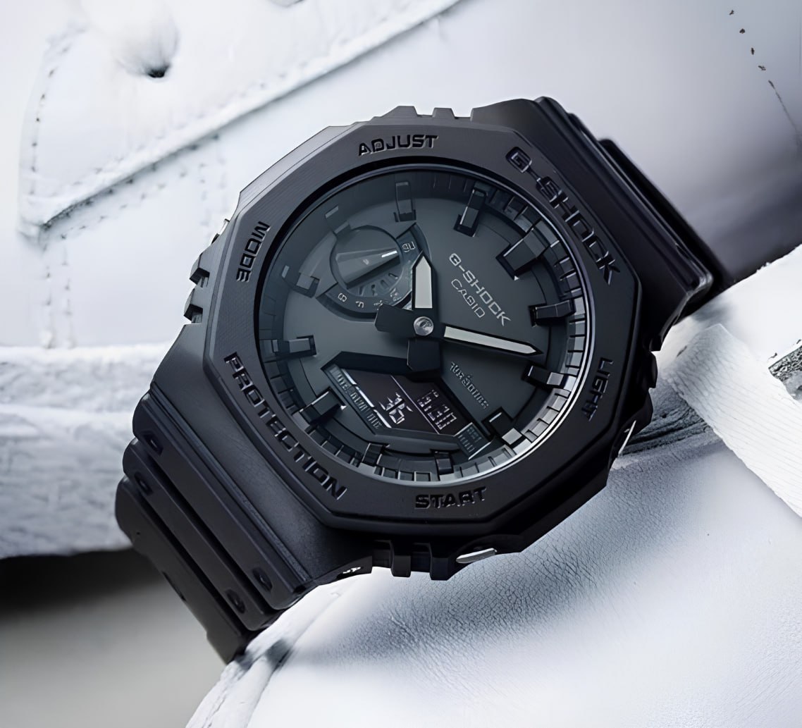 ⌚️ Relógio Casio G-shock Masculino Carbon - Preto