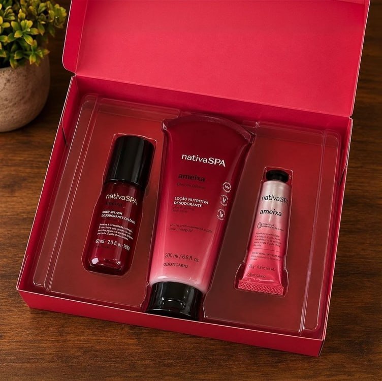 ✅ O Boticário Kit Nativa Spa Ameixa (3 Itens)