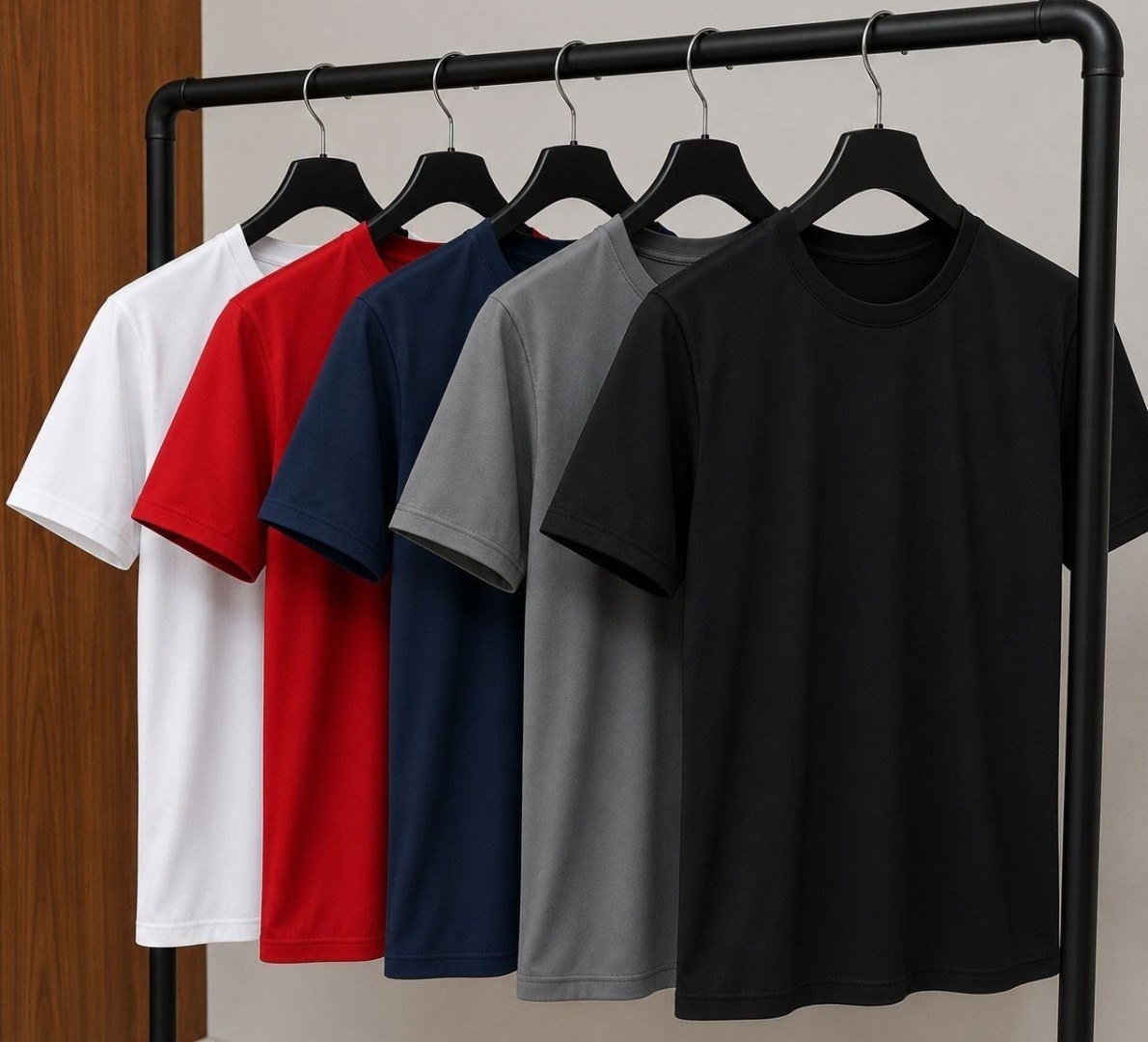 👕 Kit 5 Camisetas Básicas Masculina Dry Fit Lisa