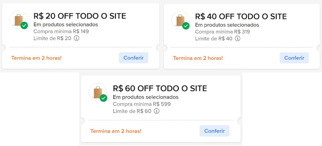 🚨 NOVOS CUPONS MERCADO LIVRE 🚨