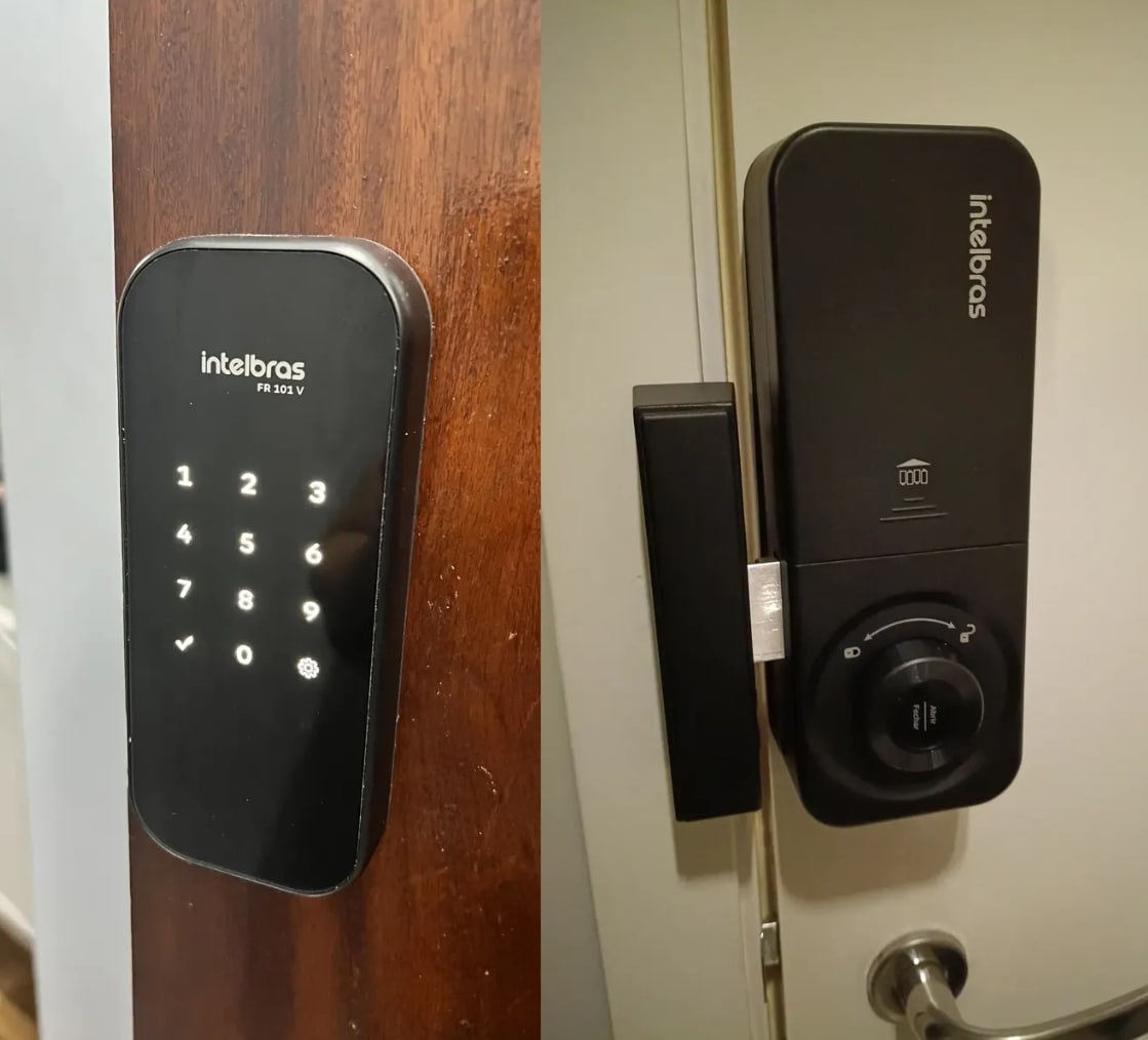 🔒 Fechadura Digital De Sobrepor FR 101 Intelbras