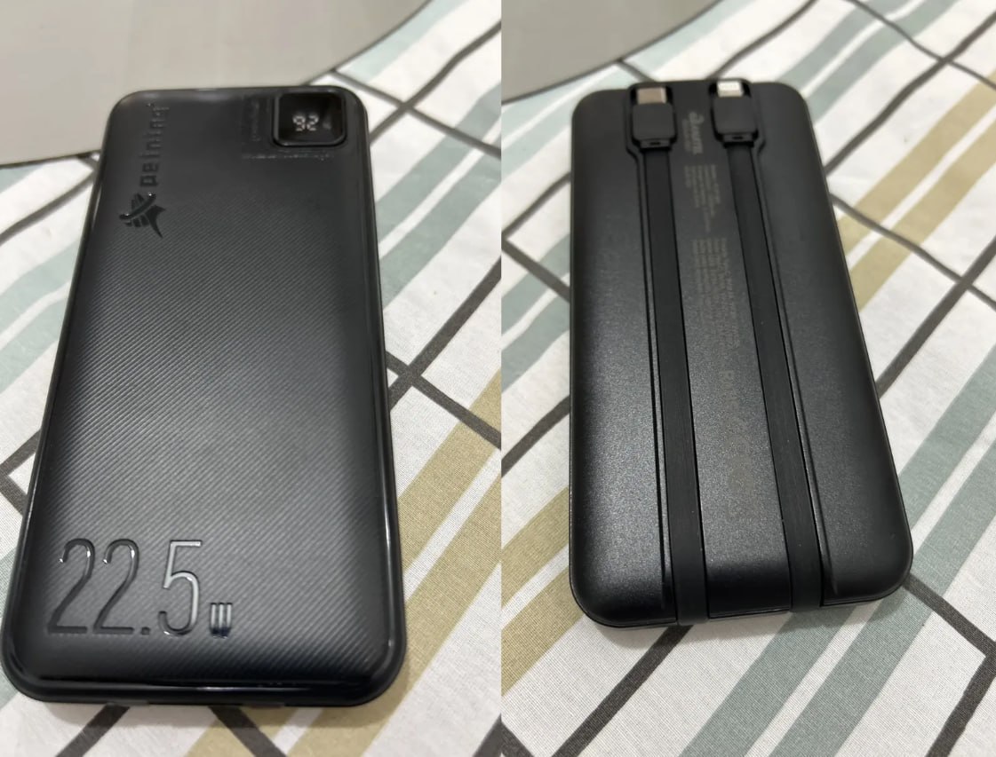 🔋 Power Bank 10000mAh Carregador Portátil Turbo 22,5W