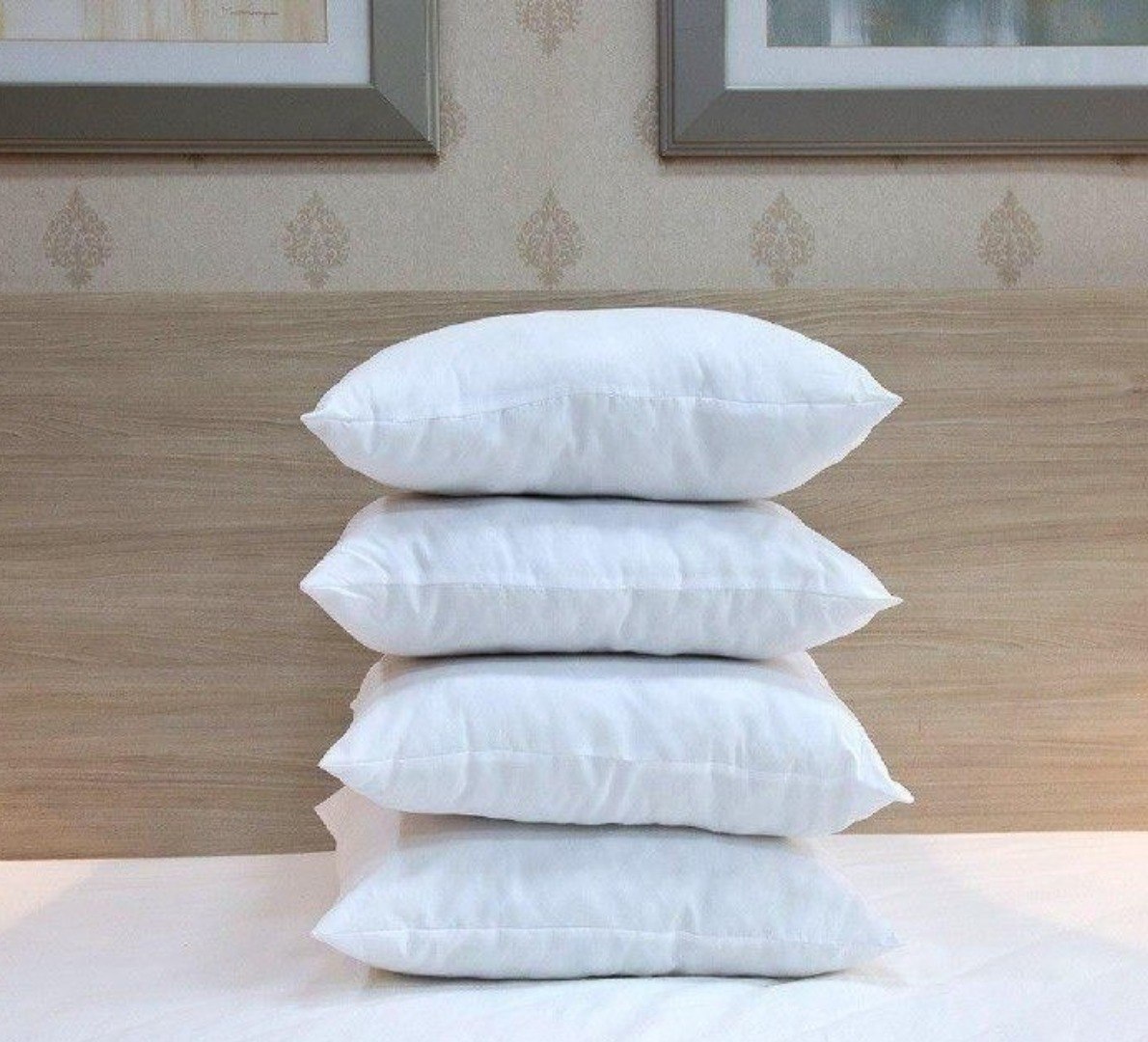 🛌 4 Travesseiros Antialérgico Impermeável-Super Macio