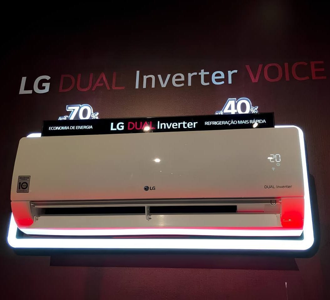 ❄️ Ar Condicionado Split Hi Wall R32 LG Dual Inverter Voice +AI 18000 BTU/h - 220v