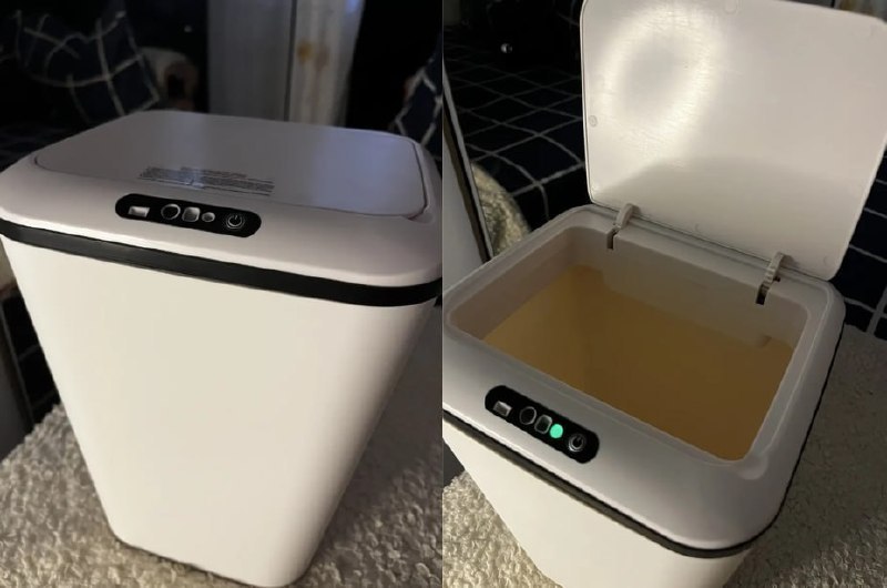 🗑 Lixeira Inteligente Sensor Automática Banheiro Cozinha 16L
