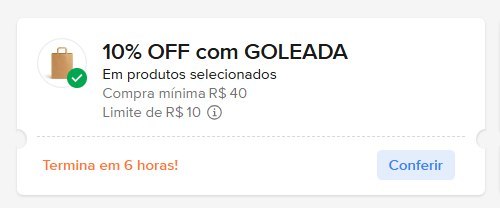 🚨 NOVO CUPOM MERCADO LIVRE