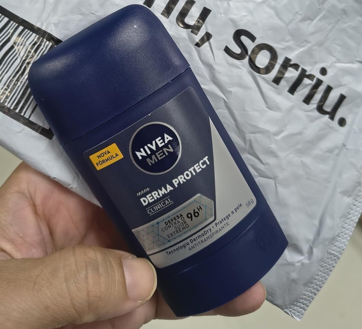✅ NIVEA MEN Desodorante Antitranspirante Stick Derma Protect Clinical 58g