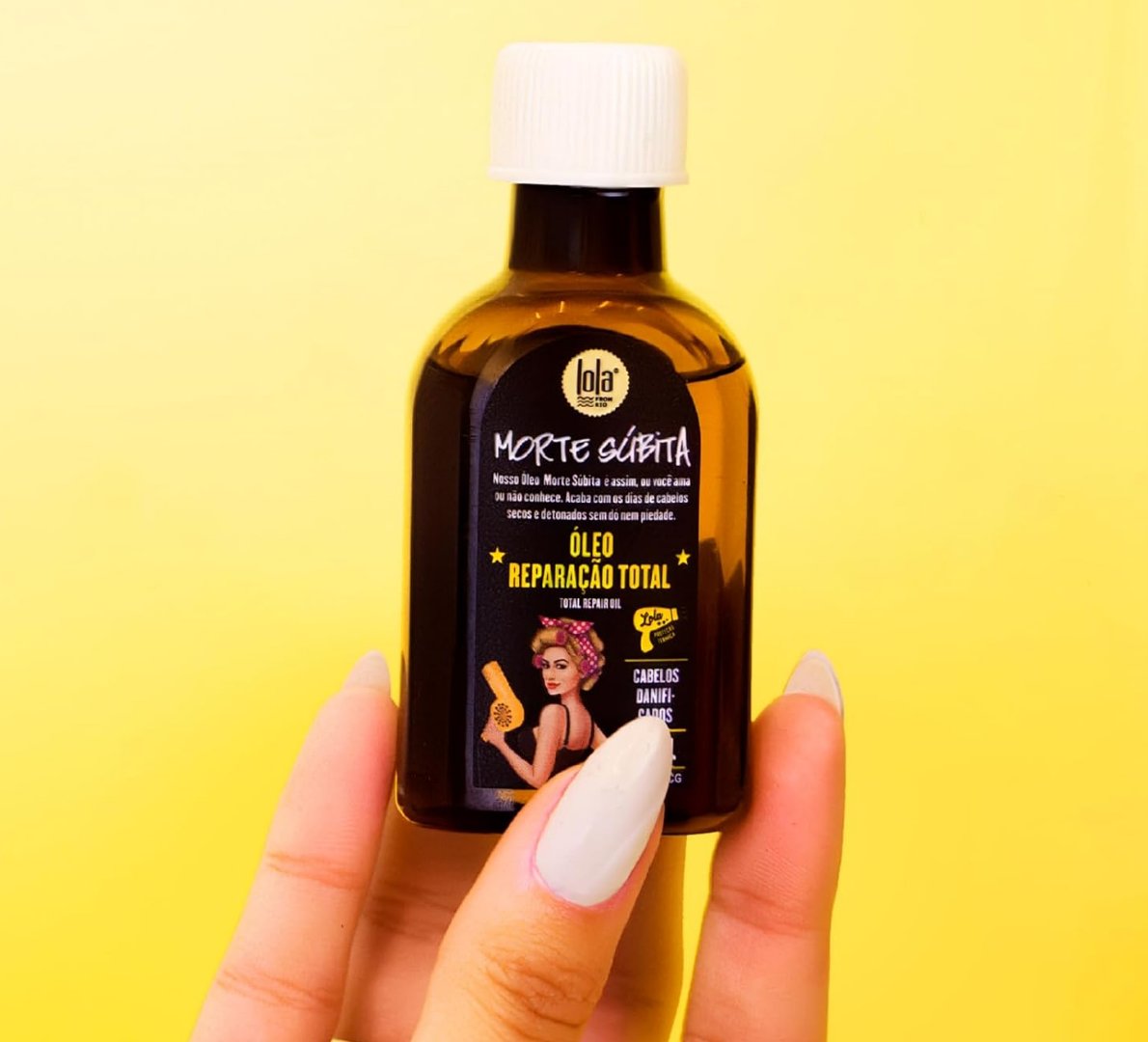 ✅ Lola From Rio Óleo Reparador Morte Súbita 50ml Proteção Térmica