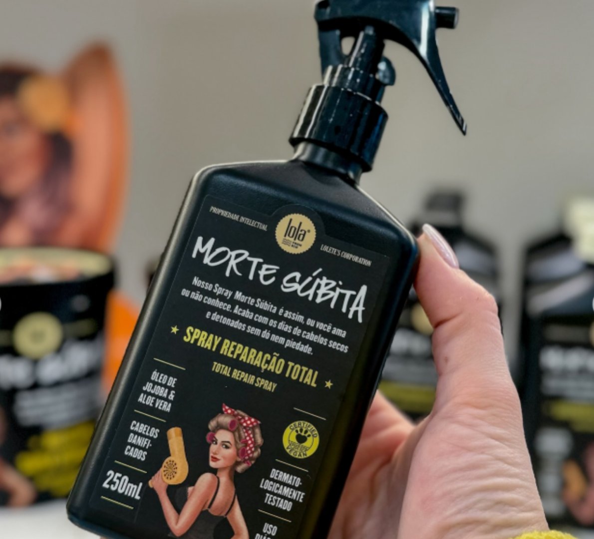 🧴 Spray Reparação Total Morte Súbita 250mL - Lola Cosmetics