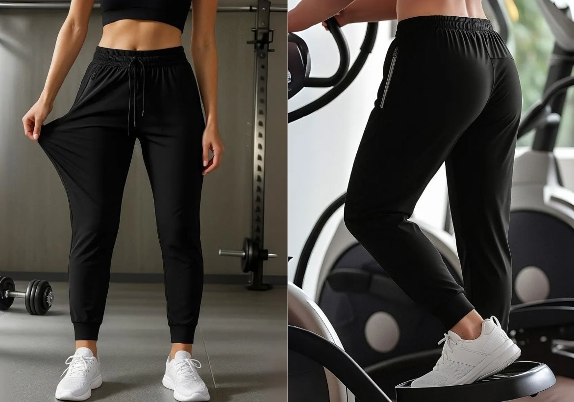 👖 Calça Esportiva com Elastano Slim Fit