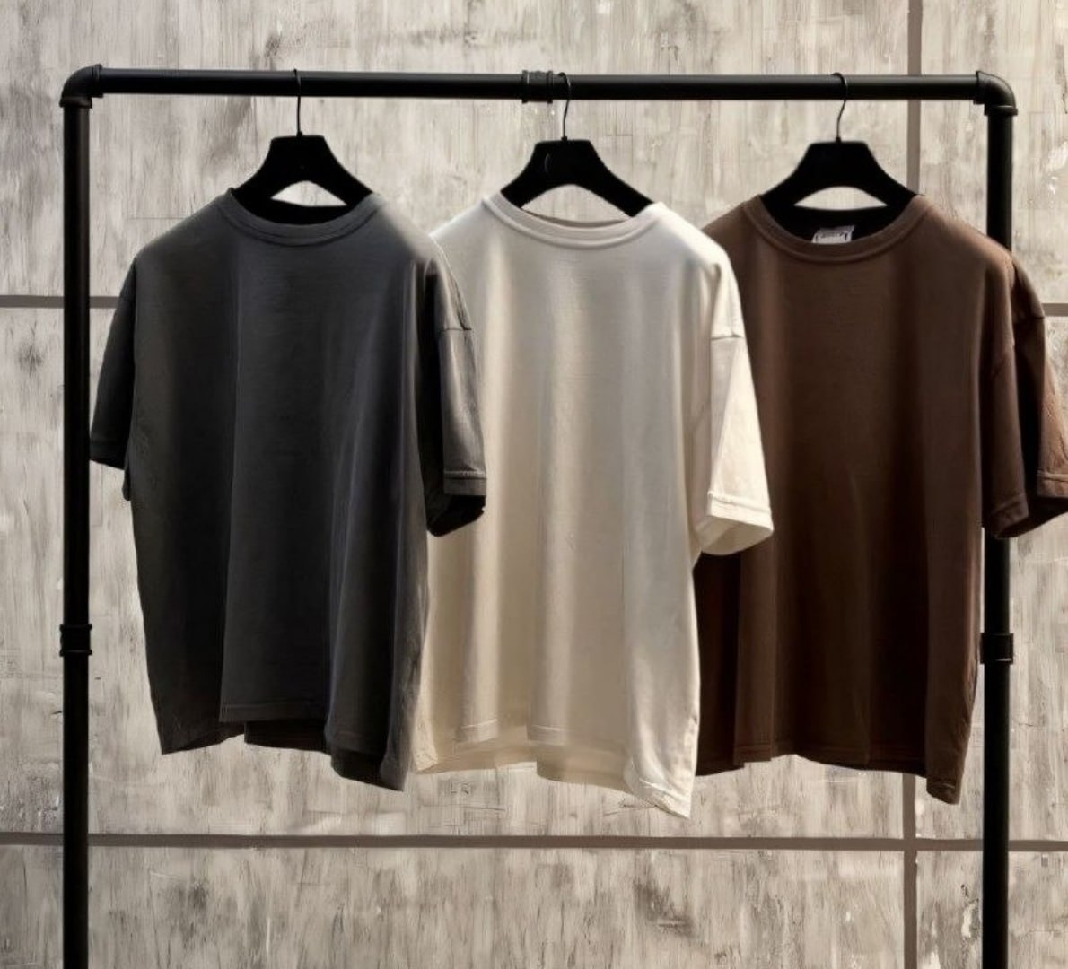 ✅ Kit com 3 Camisetas Oversized Algodão Streetwear