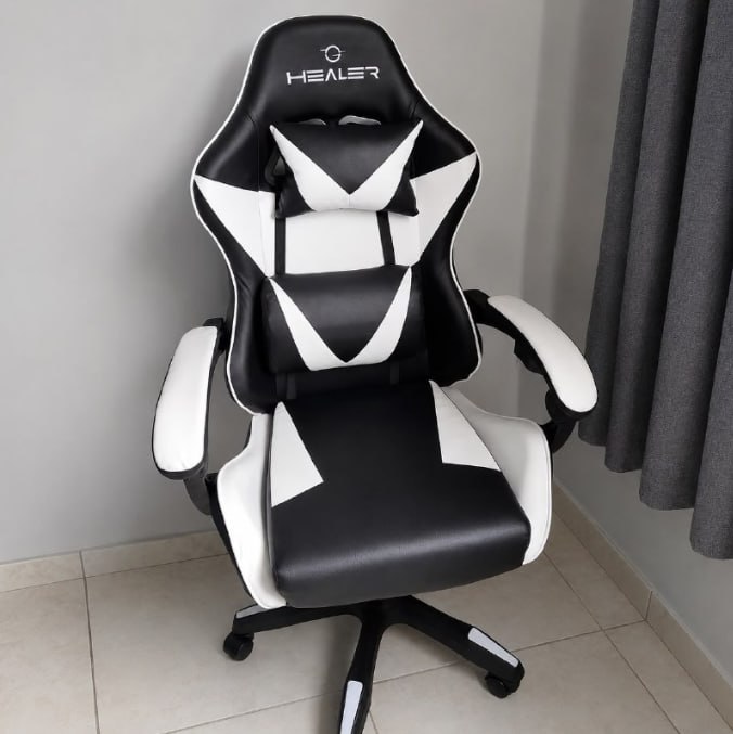 🎮 Cadeira Gamer Wells Preta Healer