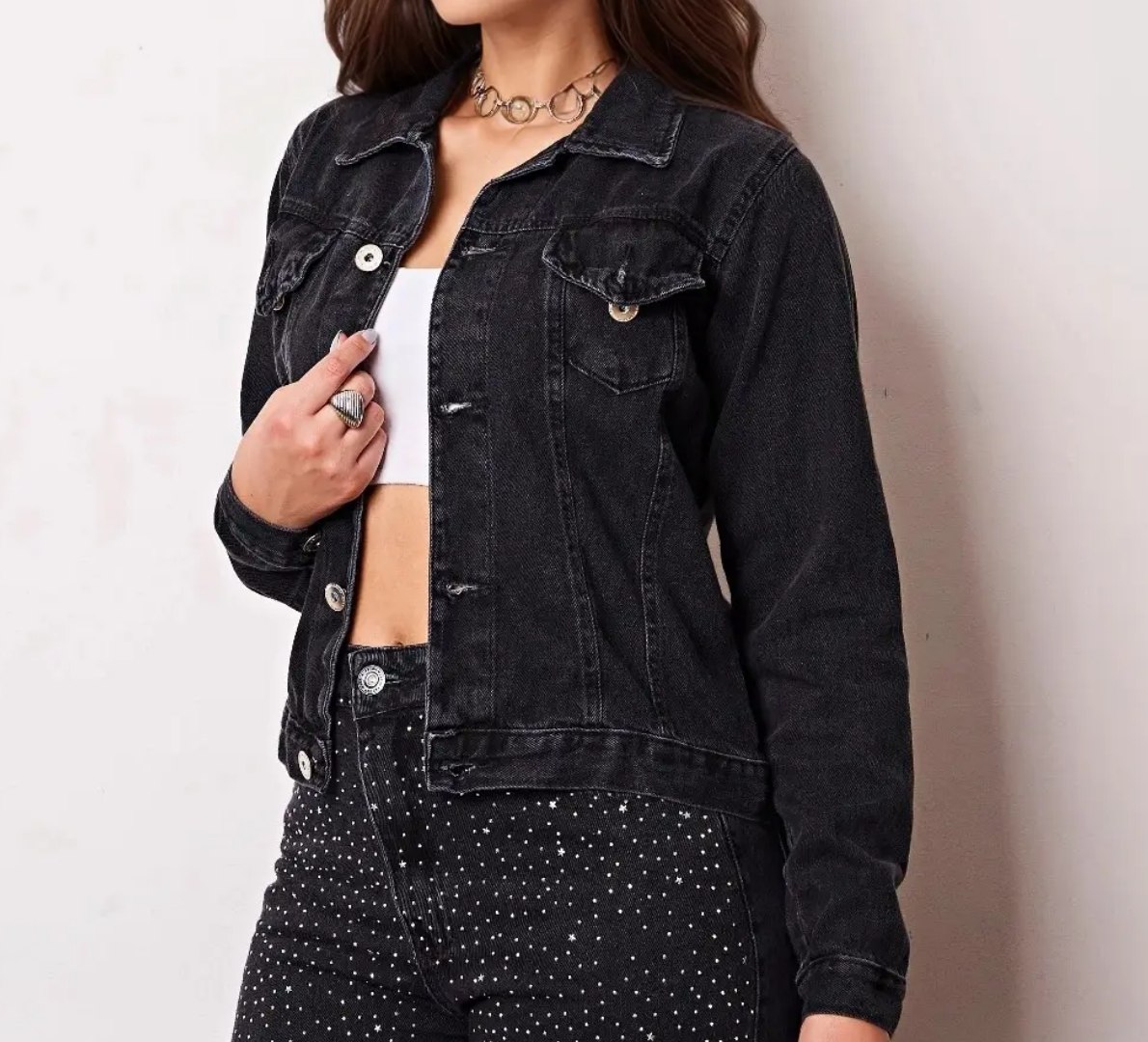 🧥 Jaqueta Jeans Feminina