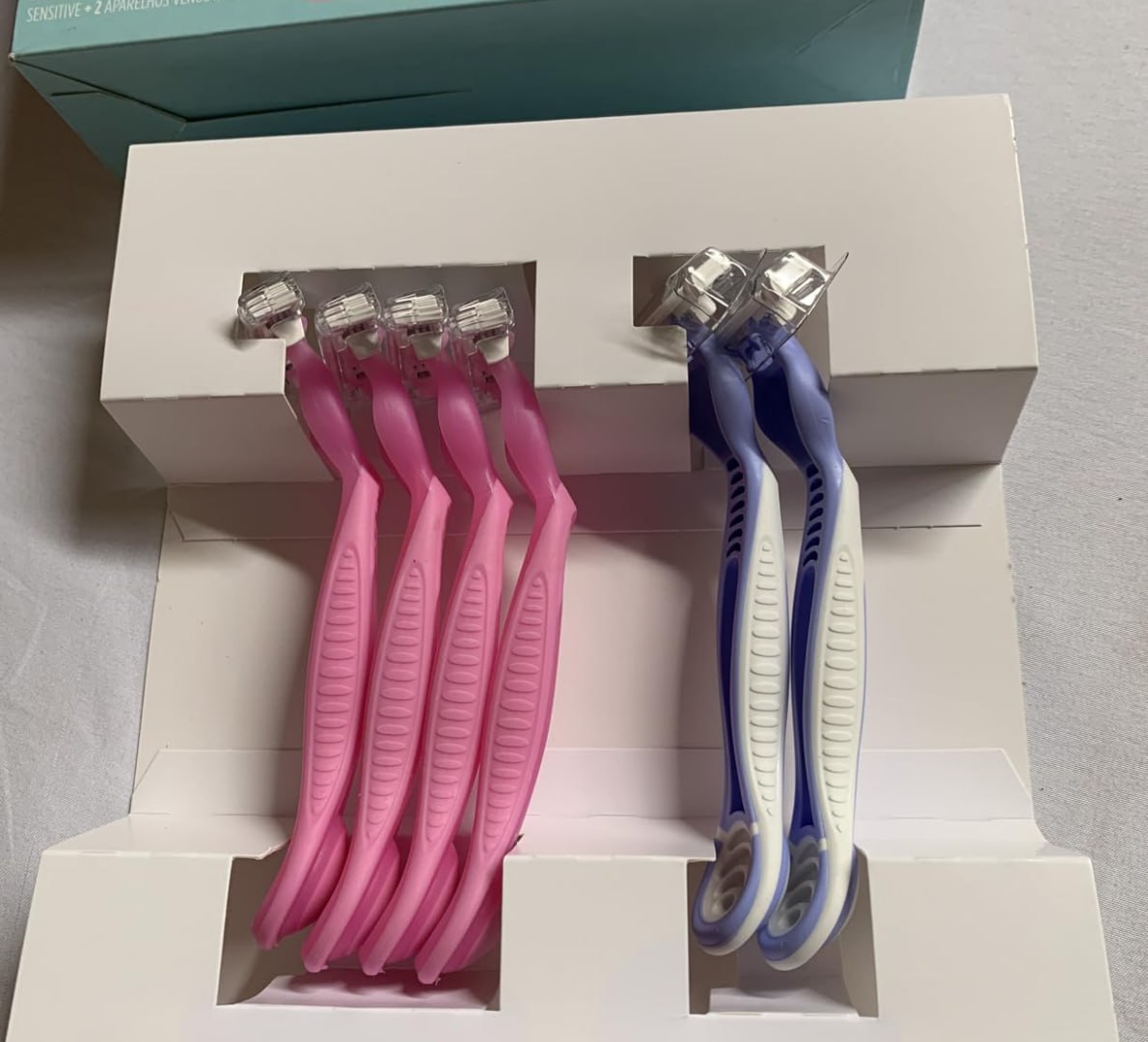 🪒 Kit de Depilação Gillette (Venus Suave 4un. + Venus Íntima 2un.)