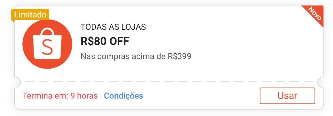 🚨 NOVO CUPOM SHOPEE 🚨