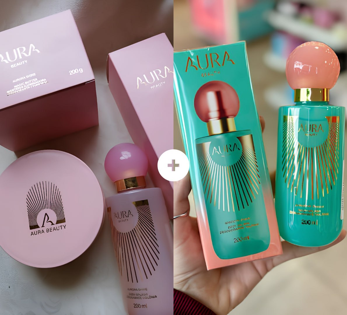 🧴Dupla Aurora Shine + Body Splash Petals 200ml