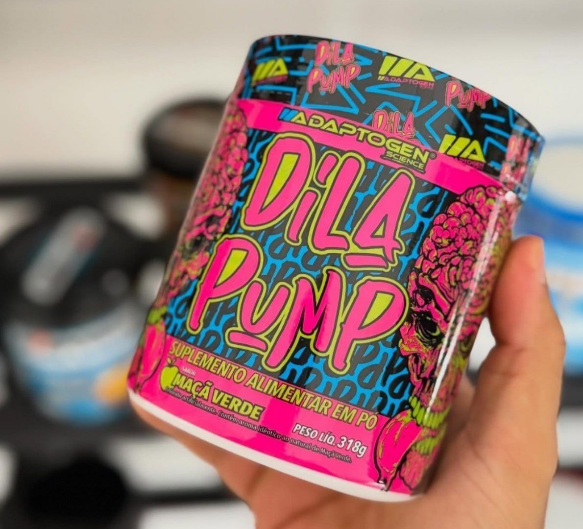 ⚡️ Dila Pump Pré Treino Sem Cafeína Adaptogen 318g