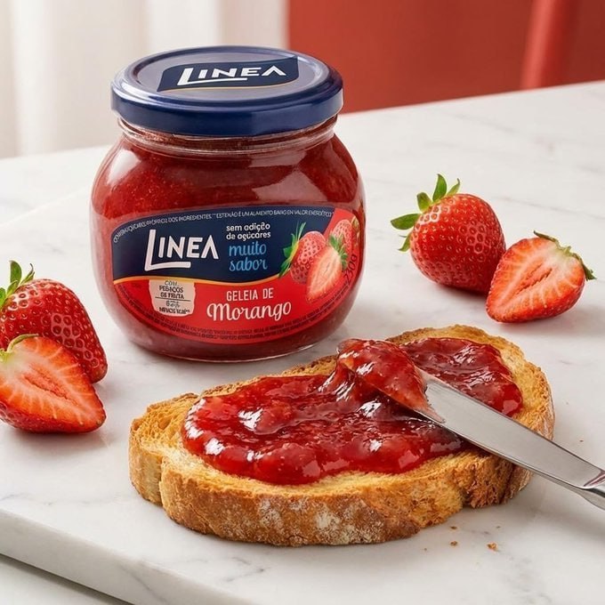 🍓 Geleia de Morango Linea Sem Adição de Açúcar 230g