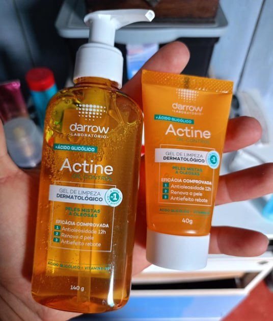 🫧 Kit Darrow Actine Gel de Limpeza Facial Oil Control 140g + 40g