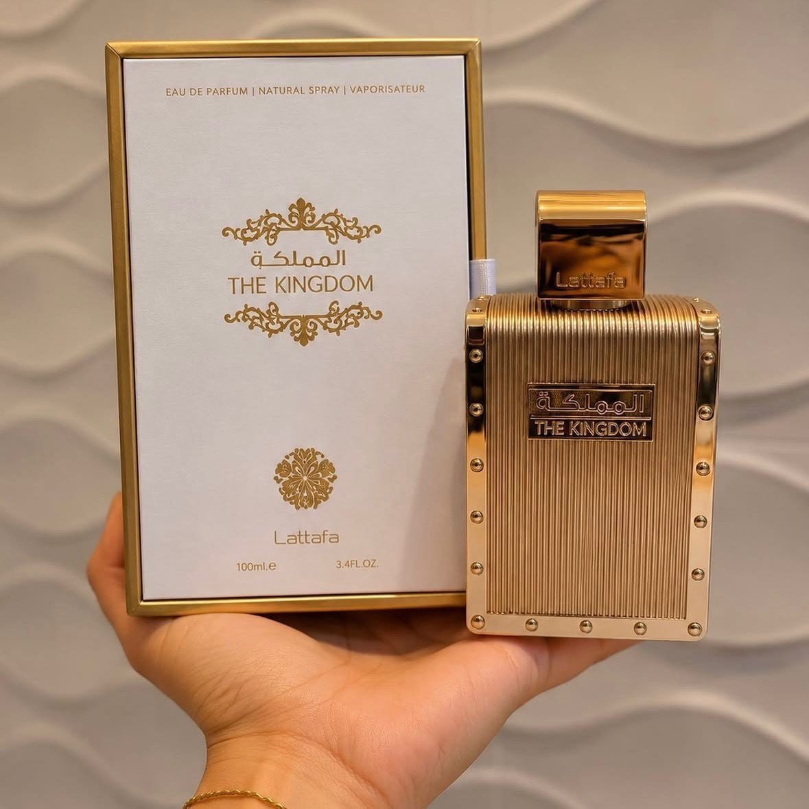 👑 Perfume Árabe The Kingdom EDP Lattafa 100ml