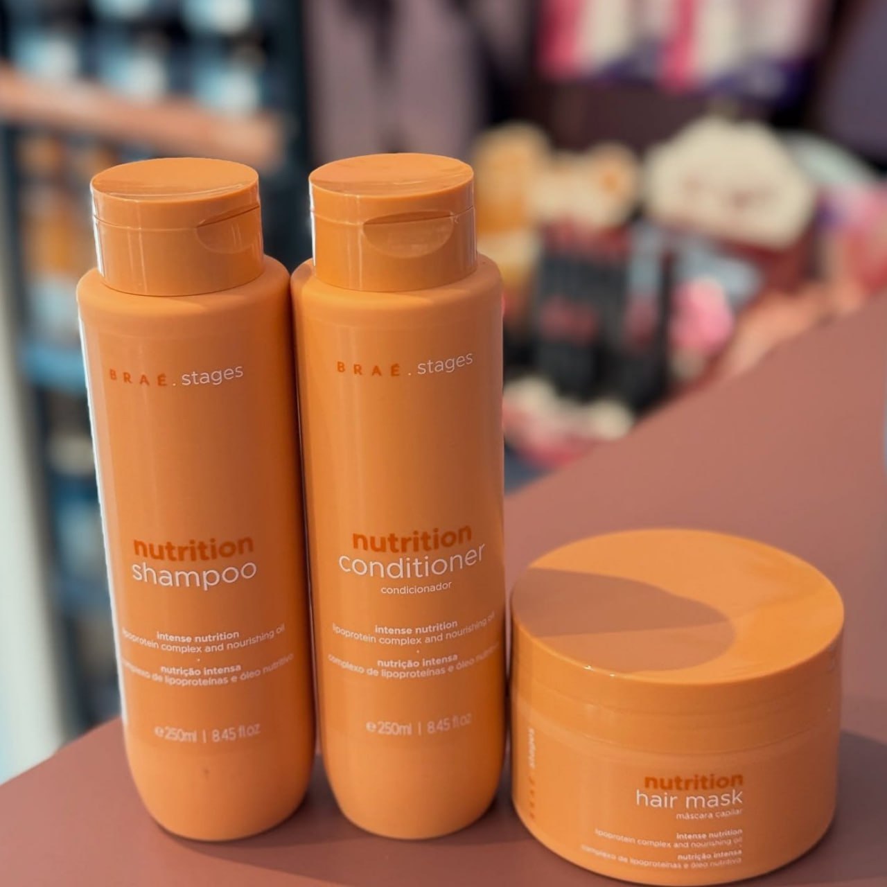 🧴Kit Braé Stages Nutrition (Shampoo, Condicionador e Óleo 60ml)
