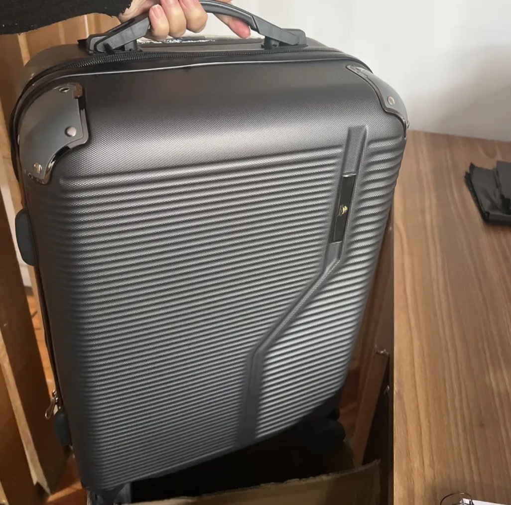 🧳 Mala Viagem/bordo 10kg Rodas Dupla 360° Cadeado Acoplado