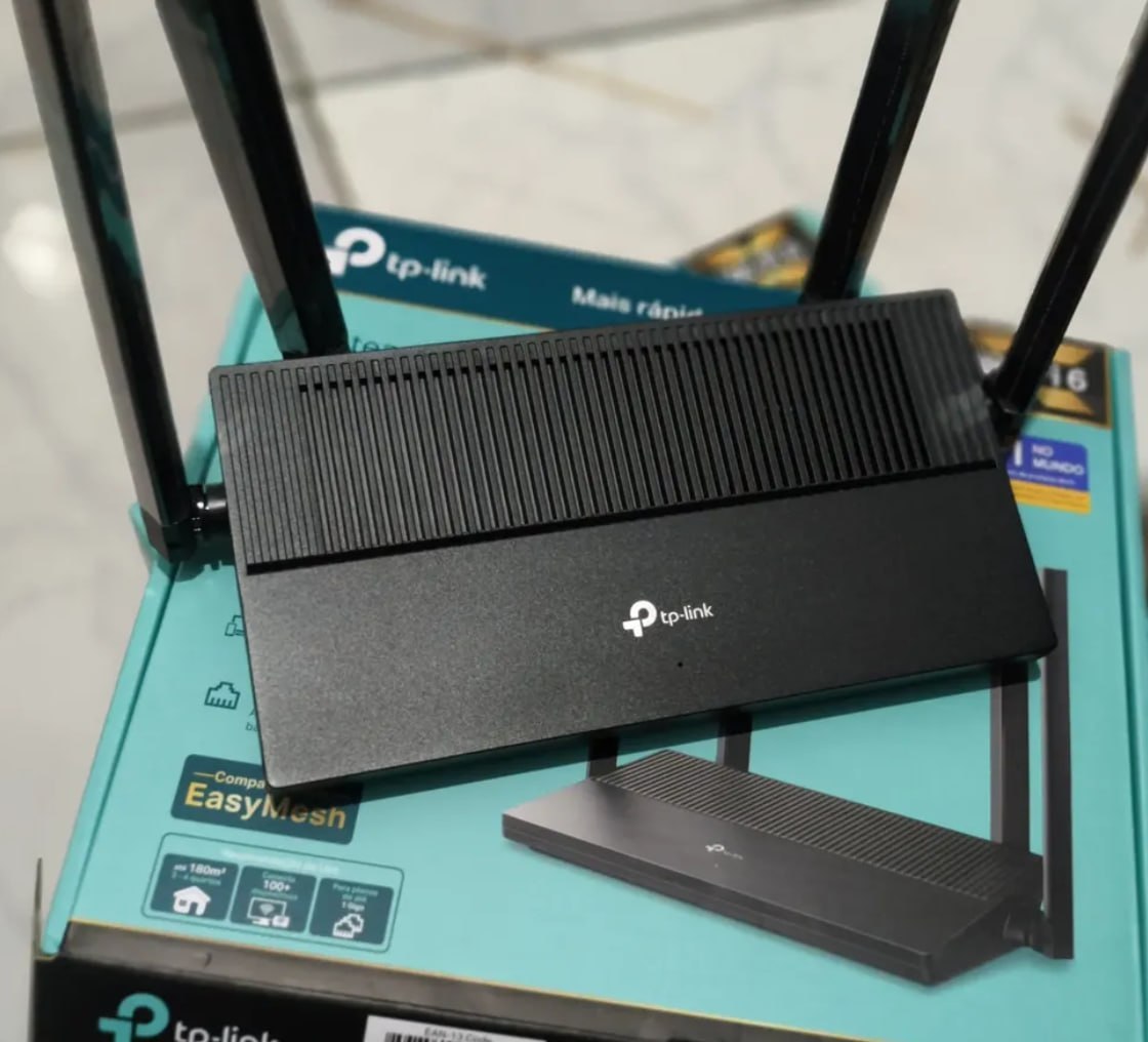 🛜 Tp-link Ex3000 Roteador Wifi6 Ax3000 Gigabit Banda Dupla