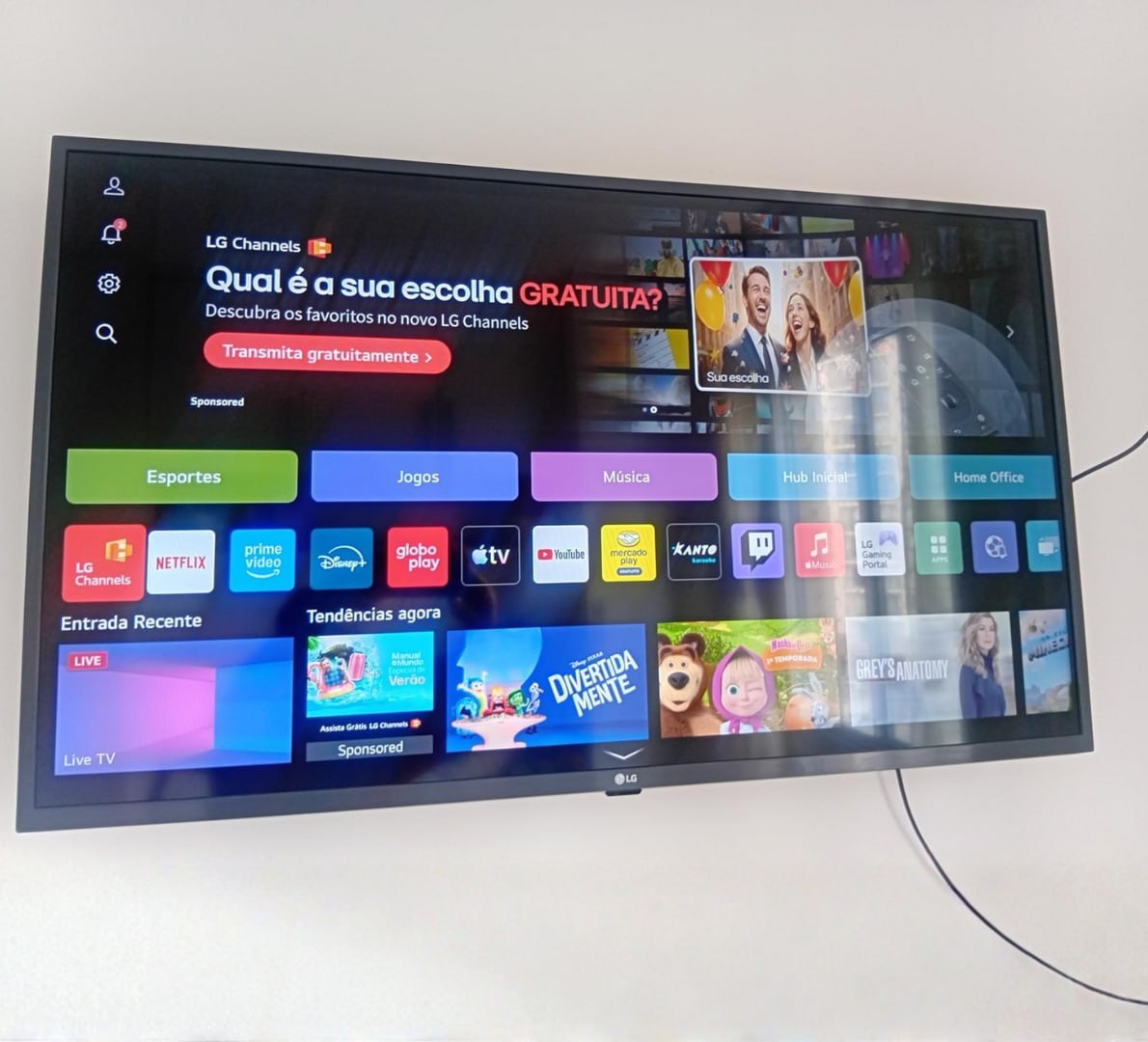 📺 Smart TV 43" LG Full HD Alexa integrado
