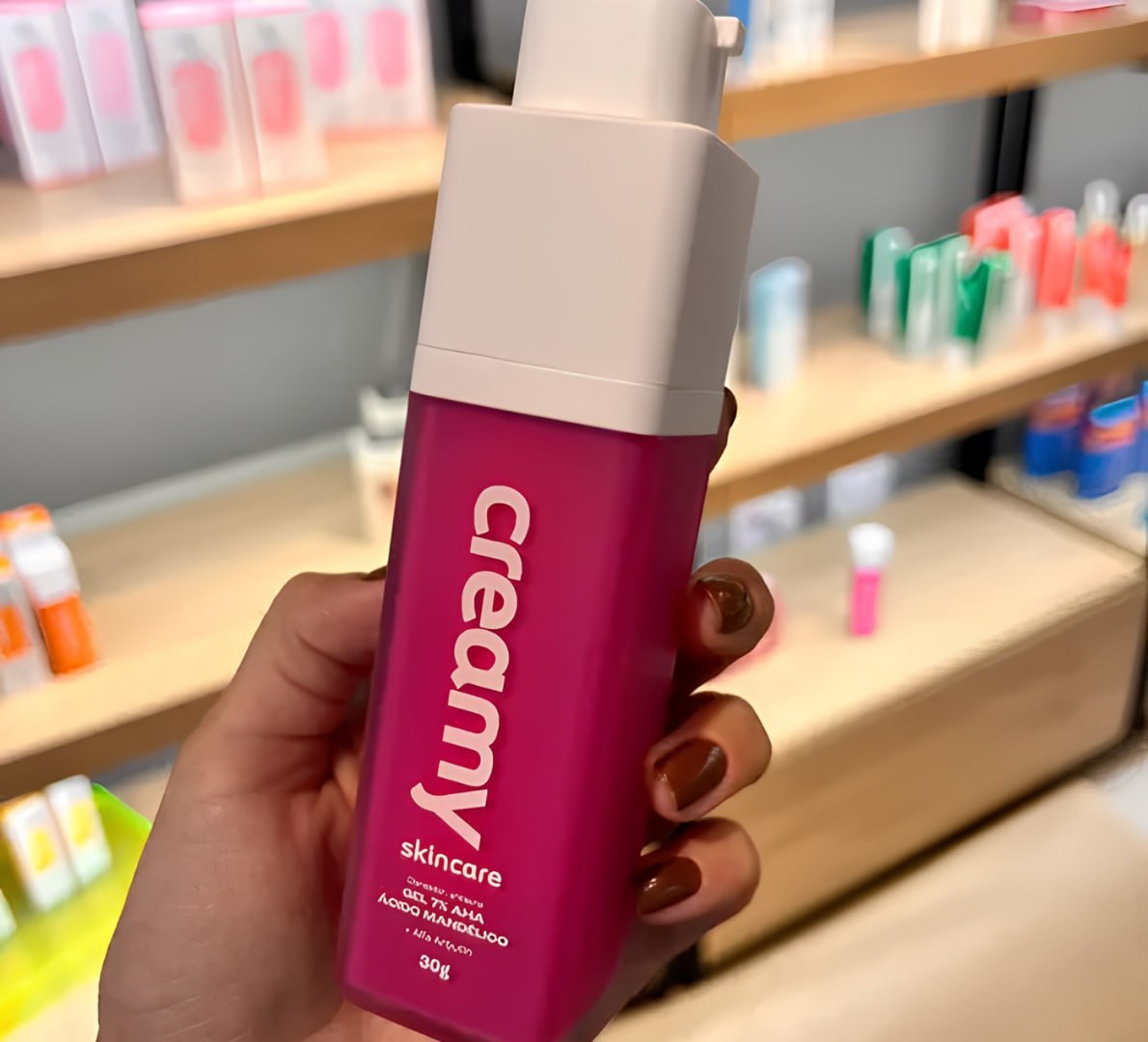 ✅ Gel Clareador Antiacne Ácido Mandélico - Creamy Skincare 30G