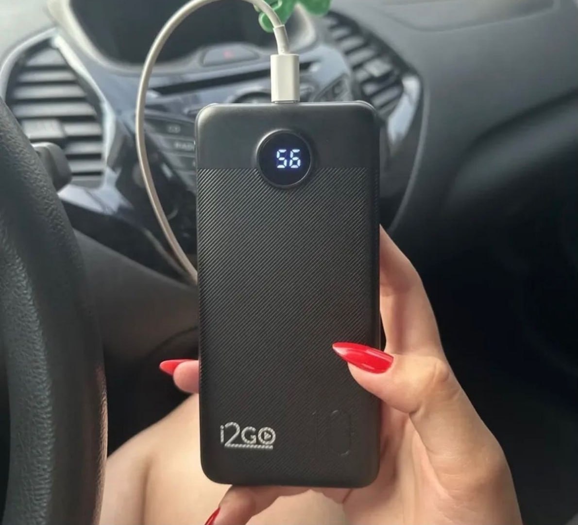 🔋 Carregador Portátil Power Bank Turbo I2go 10.000mAh