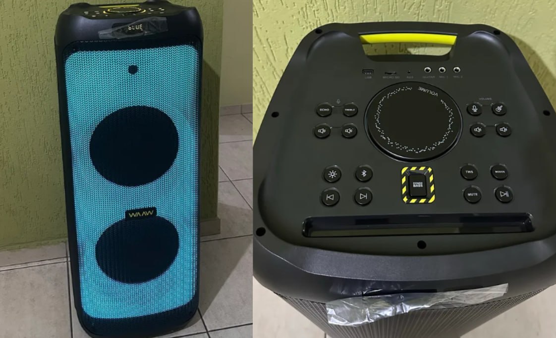 š Caixa de Som INFINITE 700 Bluetooth 700W RMS WAAW by ALOK
