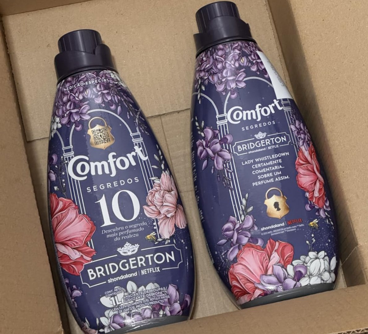✅ Comfort Amaciante Concentrado Bridgerton 10 Segredos 1L