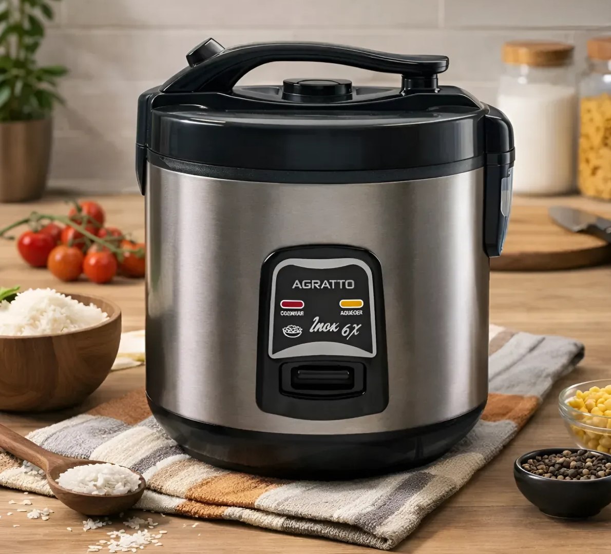 🍚 Panela Elétrica Arroz Inox Agratto 127V