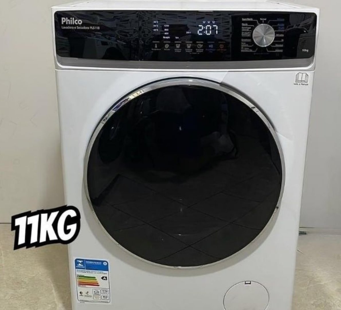 🫧 Lava e Seca 11Kg Philco Inverter Plus 16 Programas PLS10B 220V