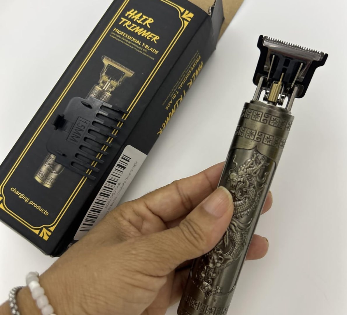 ✅ Máquina de Barbear e Cortar Cabelo Sem Fio Recarregável