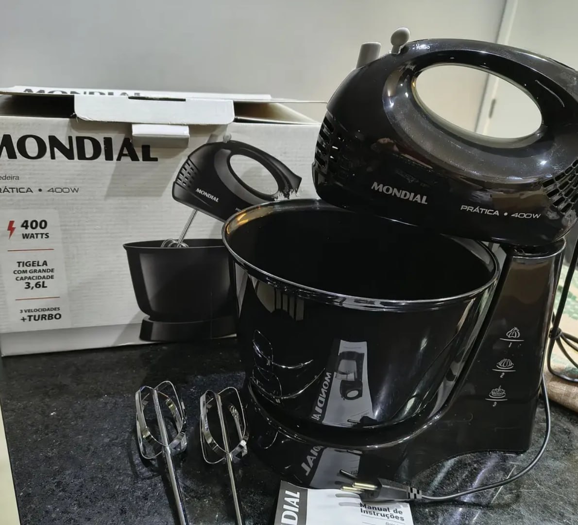 🌪 Batedeira Mondial B-44 Com 3 Velocidades 110V