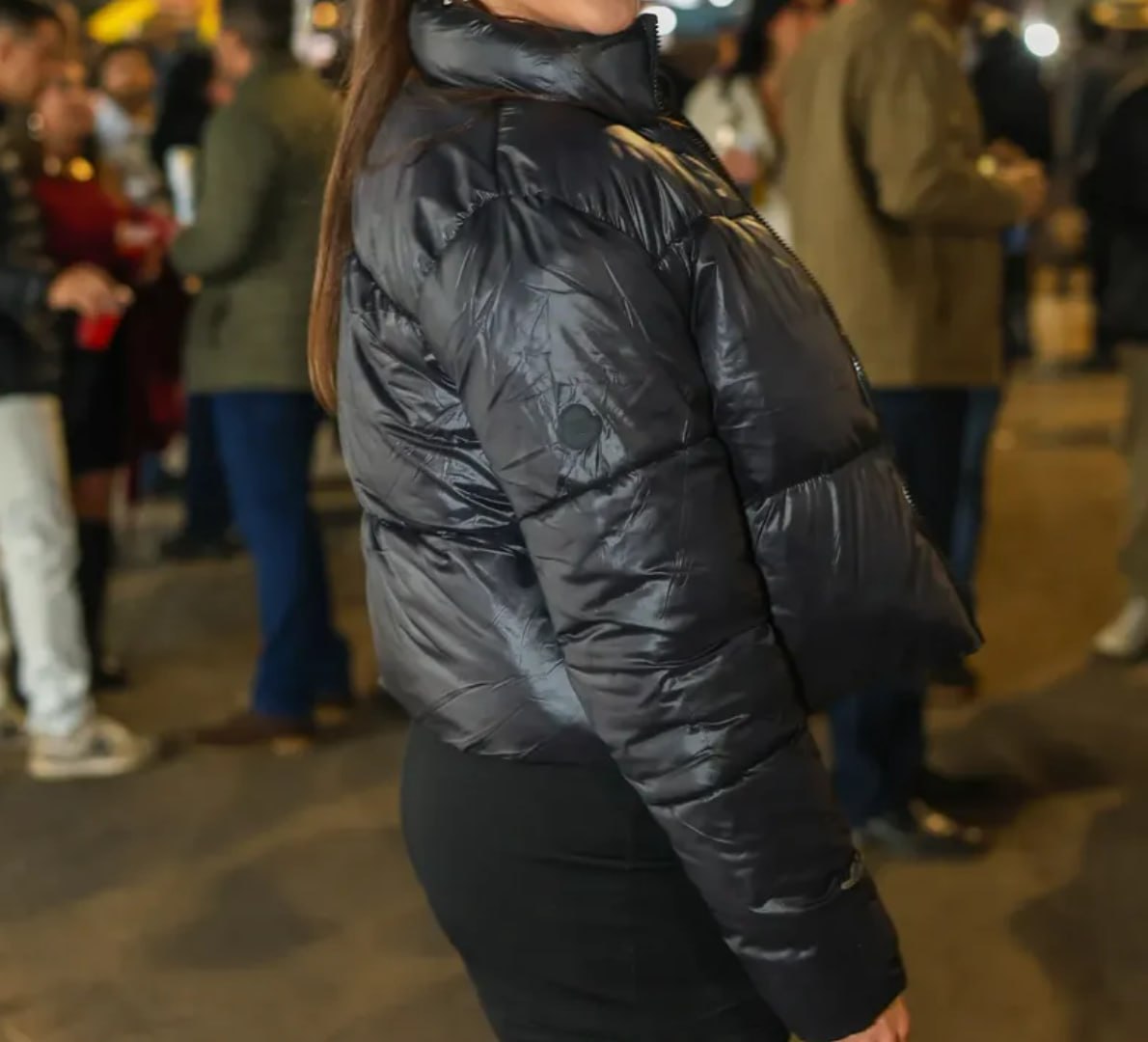 🧥 Jaqueta Puffer Cropped Sem Capuz