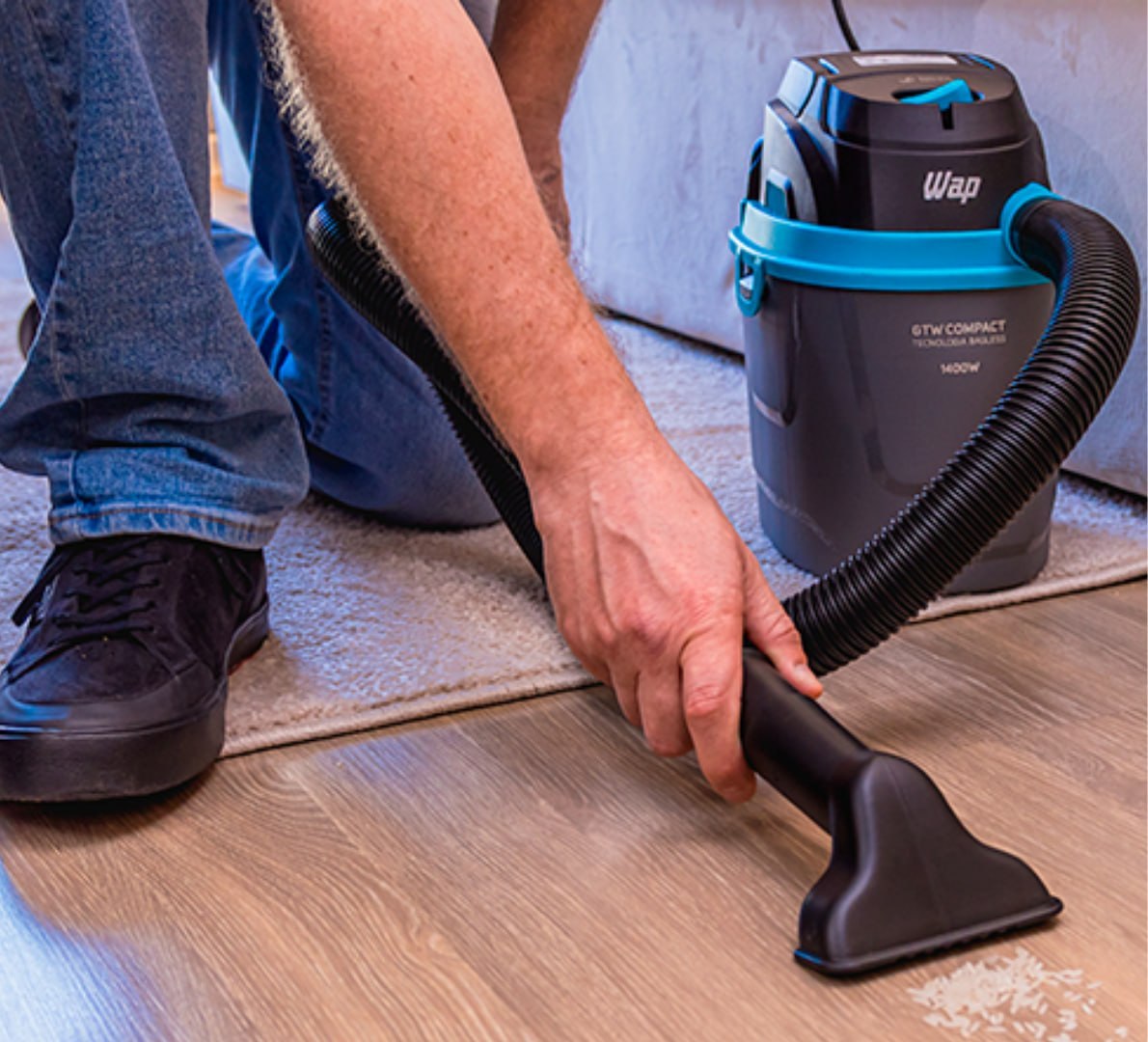✅ Aspirador De Pó E Água Portátil Wap Gtw Compact 1400w 110v