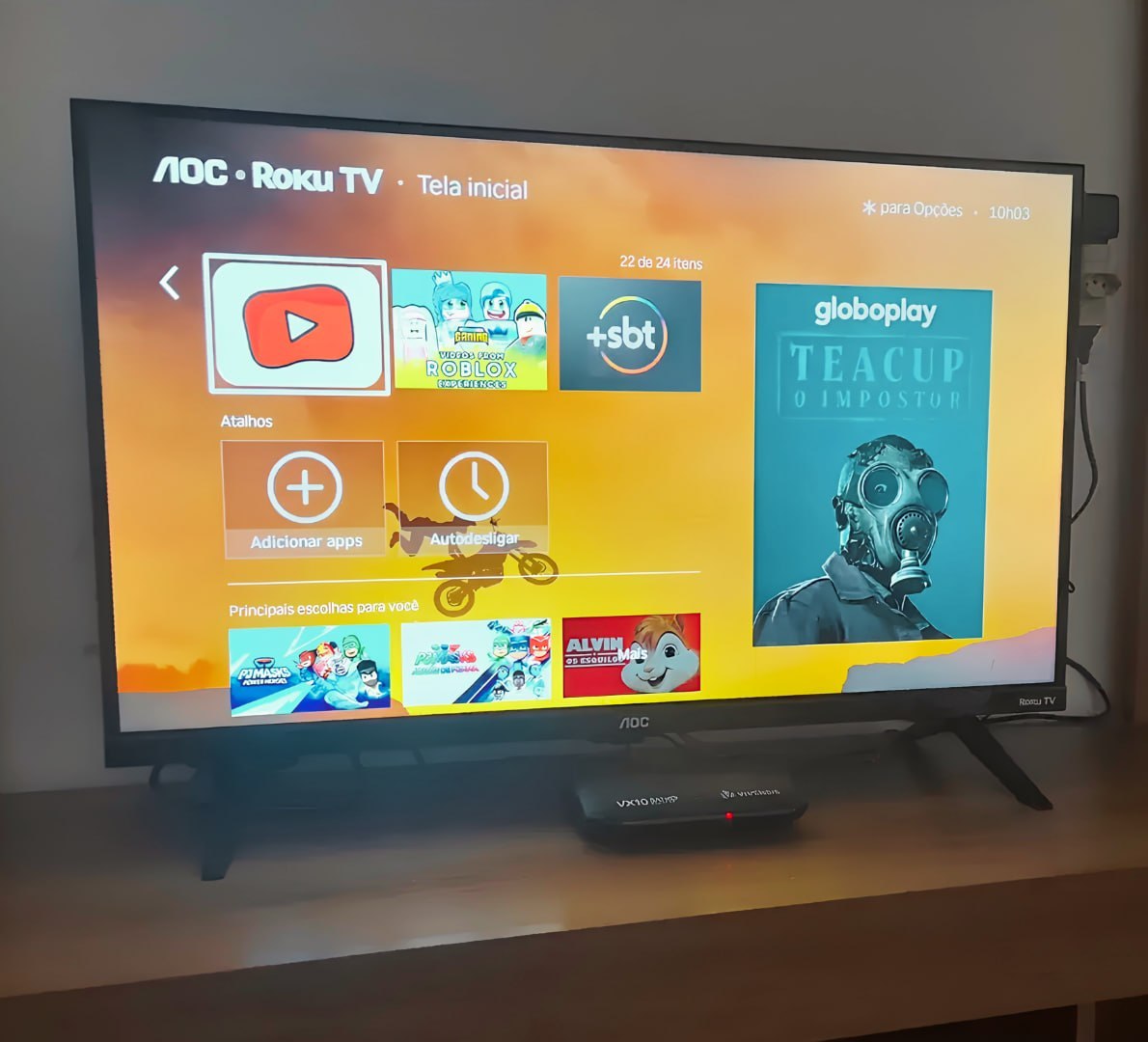 📺 Smart TV 32" HD AOC Roku