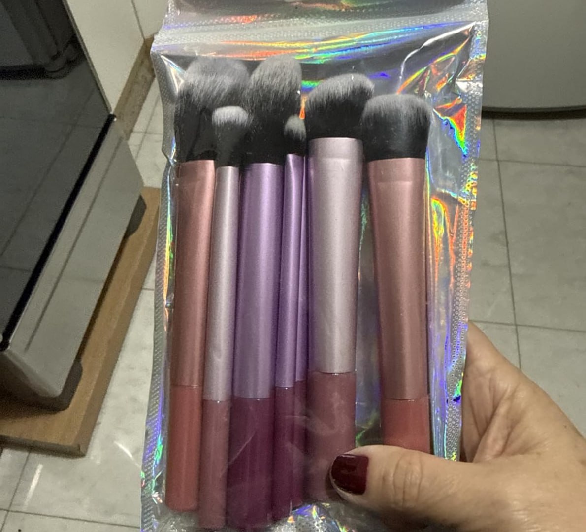 🖌 Kit Pincéis de Maquiagem com 8 Peças