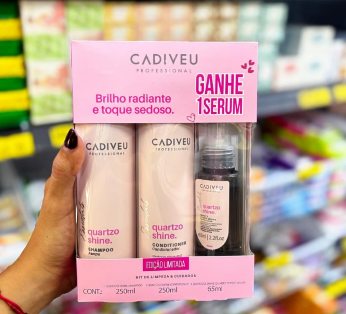 🧴Cadiveu Professional Kit Quartzo Shine (3 Produtos)