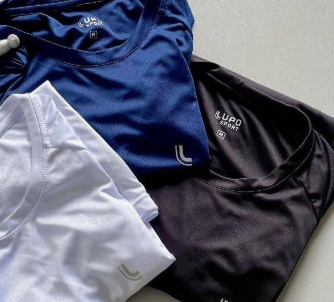 ✅ Camiseta Esportiva Lupo Dry (3 cores)