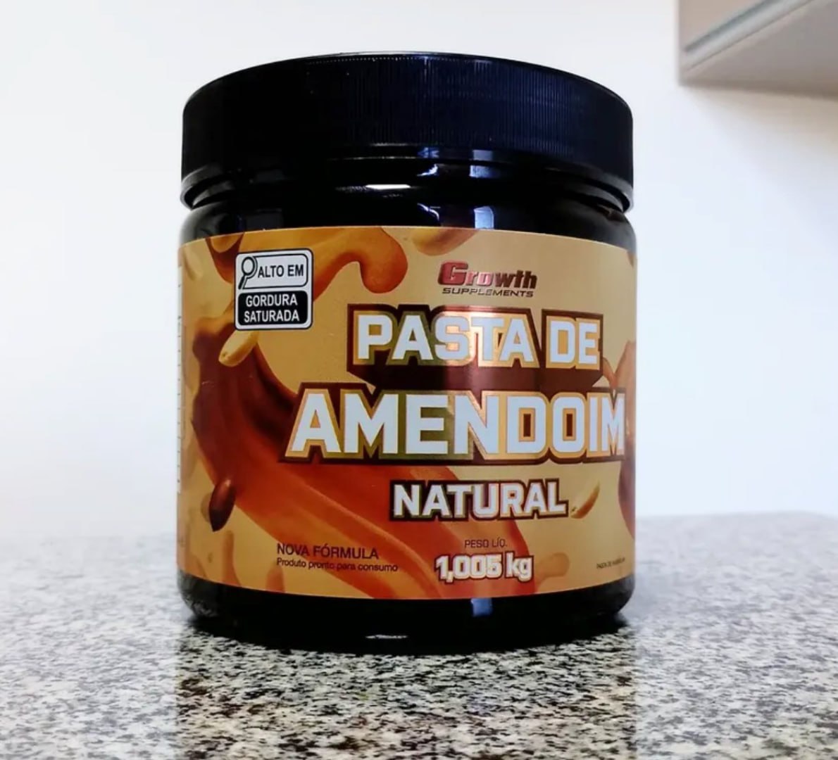 🥜 Pasta De Amendoim Integral Torrado 1kg Growth Supplements