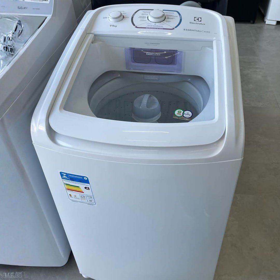 💧 Máquina de Lavar Electrolux 11kg Essential Care Easy Clean Filtro Fiapos 220V