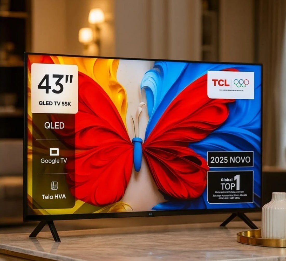 📺 Smart TV TCL 43" LED Full HD QLED HDR10