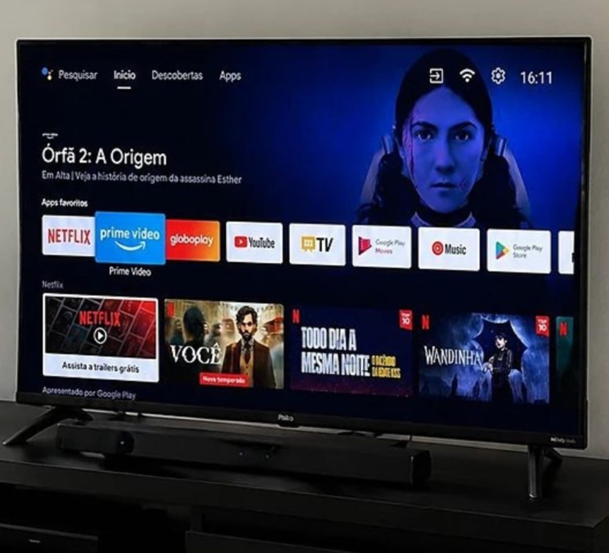 SE SUA SALA NÃO É MUITO GRANDE, TAMANHO INTERMEDIÁRIO