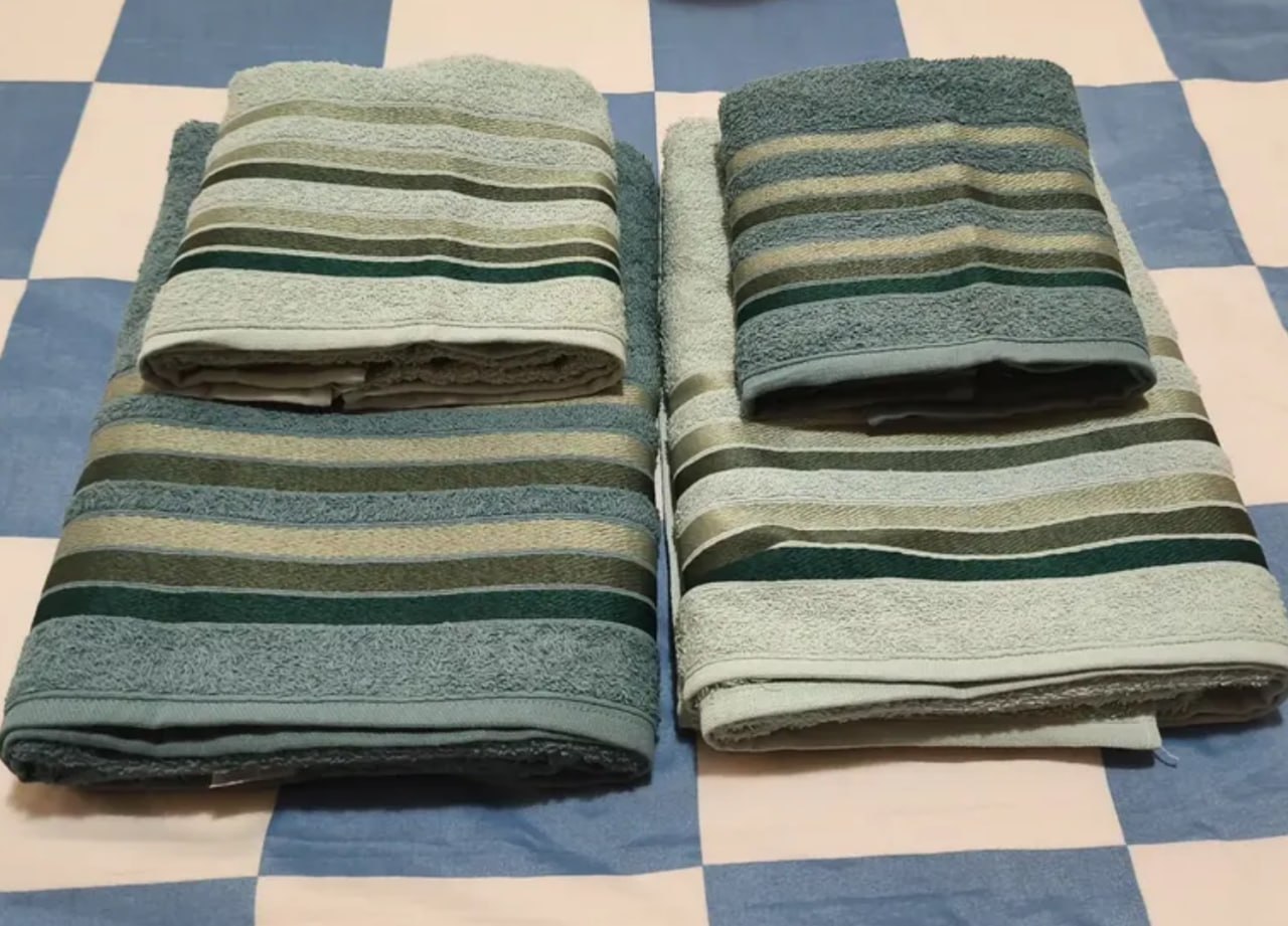 🛁 Jogo Toalhas Banho Grossas Algodão 4 Peças (em cores)