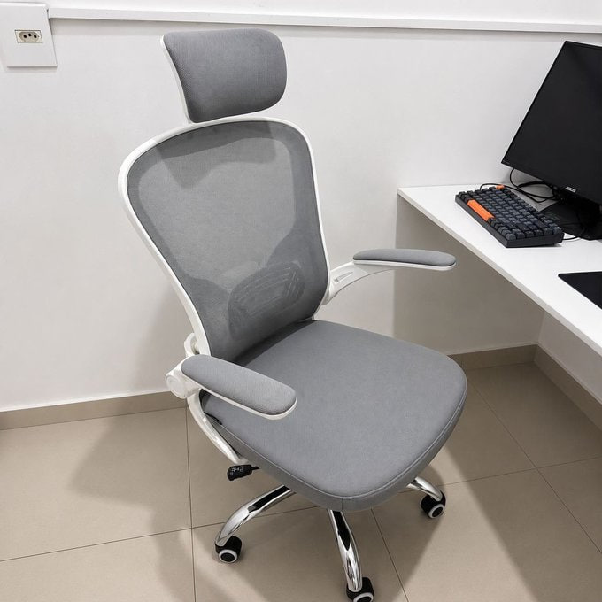 🪑 Cadeira De Escritório Ergonômica Giratória Boston G100