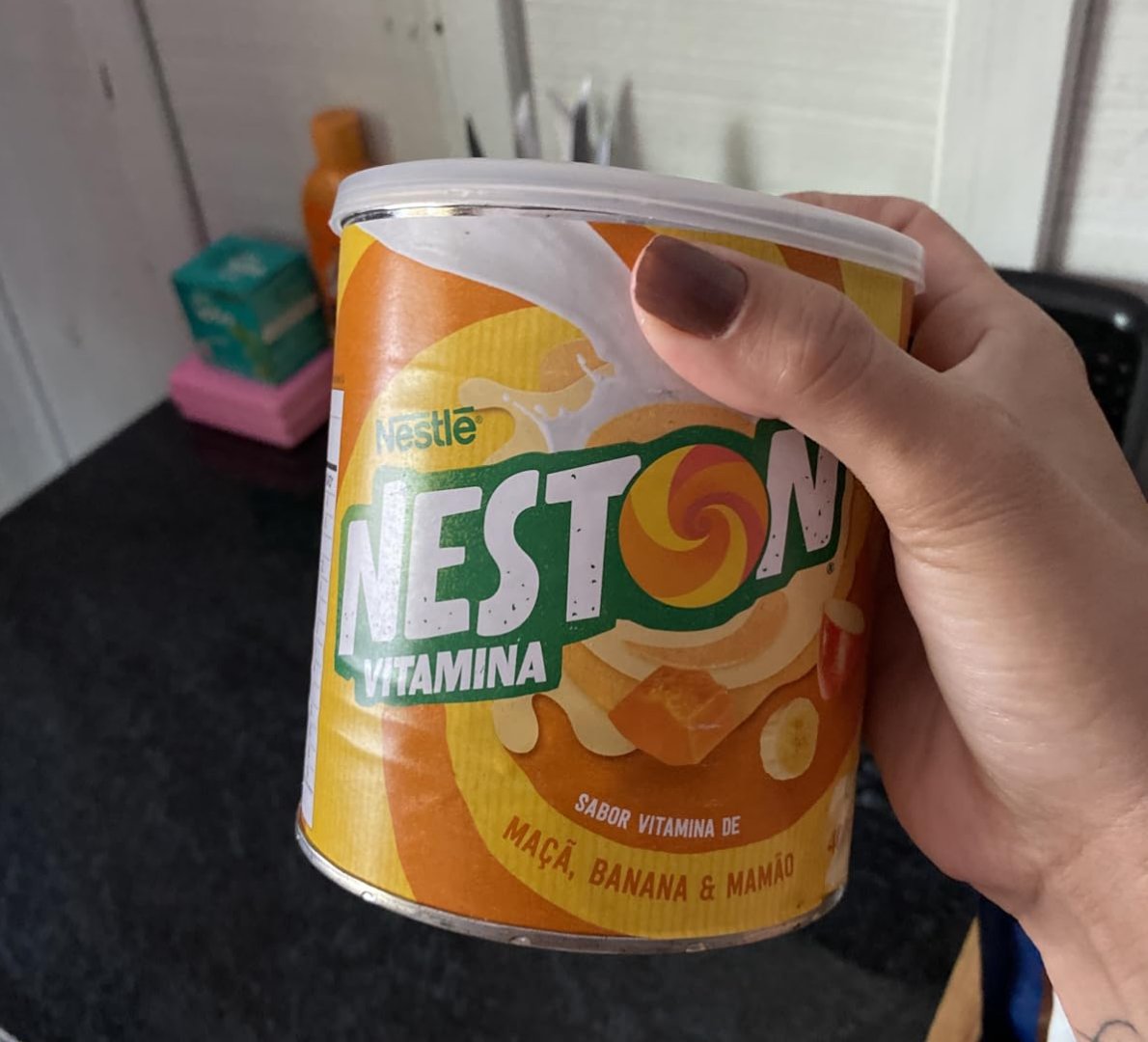 🥣 Neston Cereal Infantil Vitamina Maçã, Banana e Mamão 400g