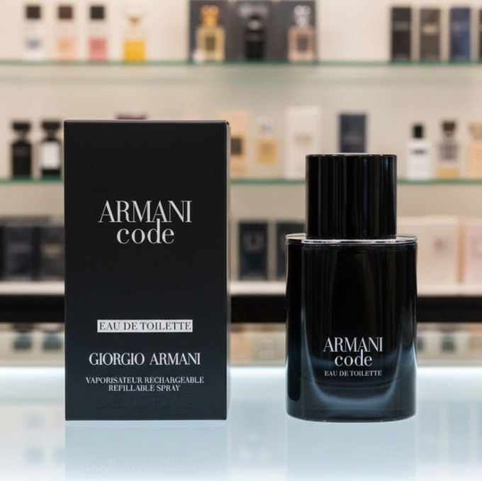 💨 Perfume Masculino Armani Code Eau de Toilette, Refilável 50ml